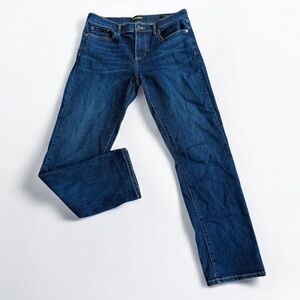 Banana Republic Dark Blue Mid Rise Girlfriend Jeans
